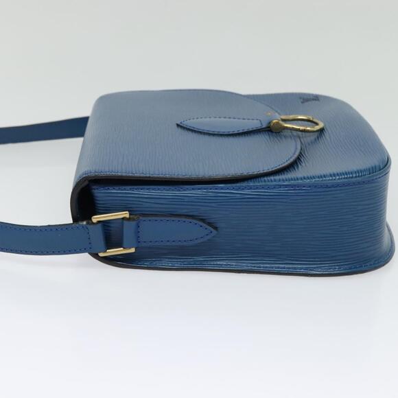 LOUIS VUITTON Epi Saint Cloud GM Shoulder Bag Toledo Blue M52195 - Picture 3 of 16